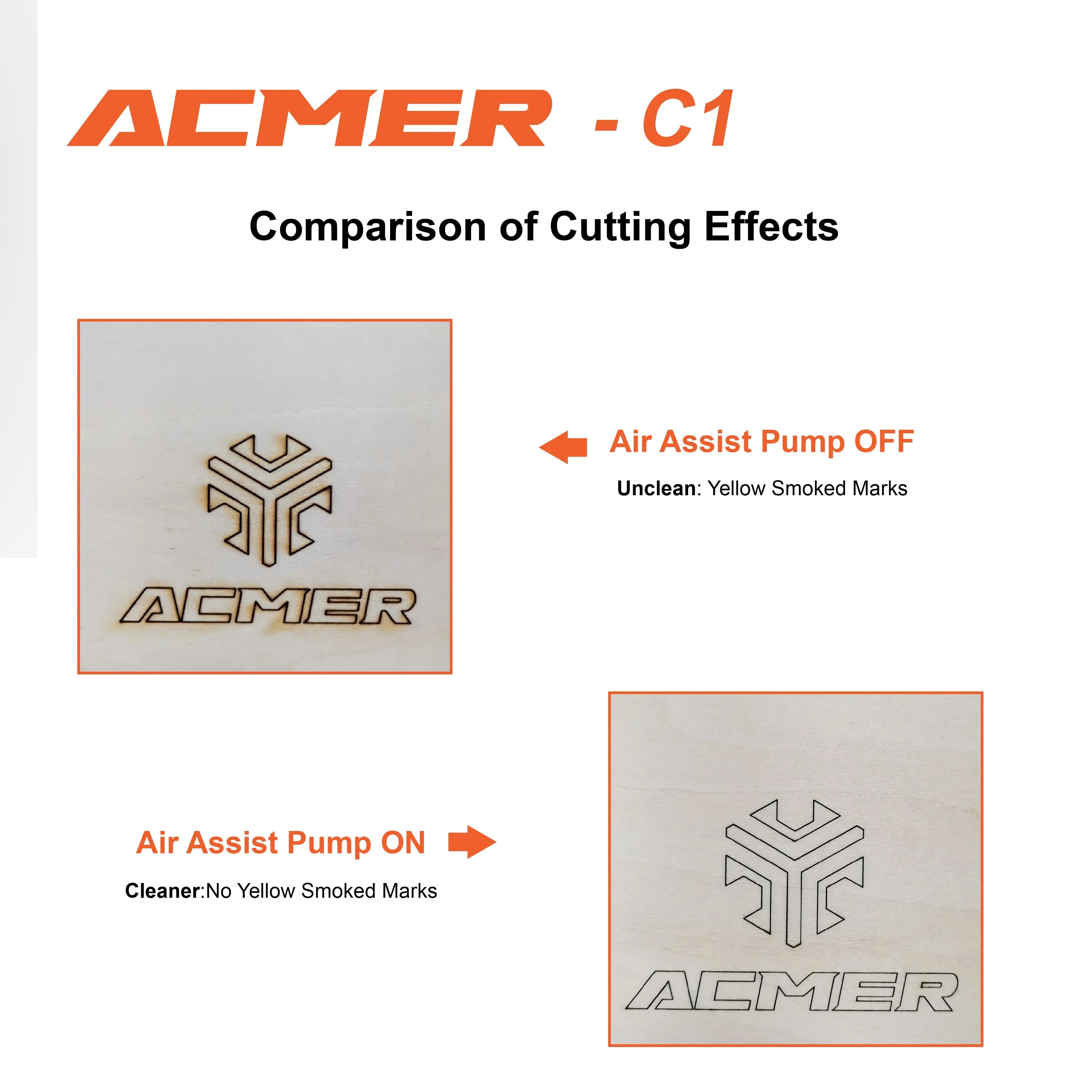 ACMER C1 Air Assist pour graveur laser